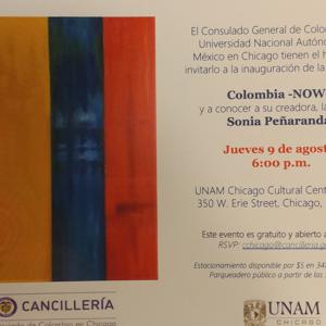 Sonia Penaranda-Taggart 'Colombia NOW' Colombian Consulate and the UNAM Chicago